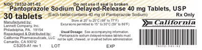 Pantoprazole 30ct (Pantoprazole 30ct)
